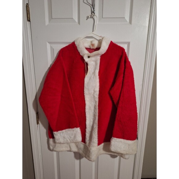 Vintage Rennoc Corp Santas Best Holiday Christmas Red Santa Claus Suit L - Picture 1 of 8